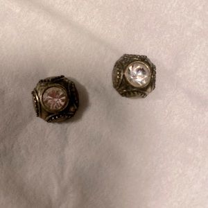 Lia Sophia Dwyer crystal vintage gold studs